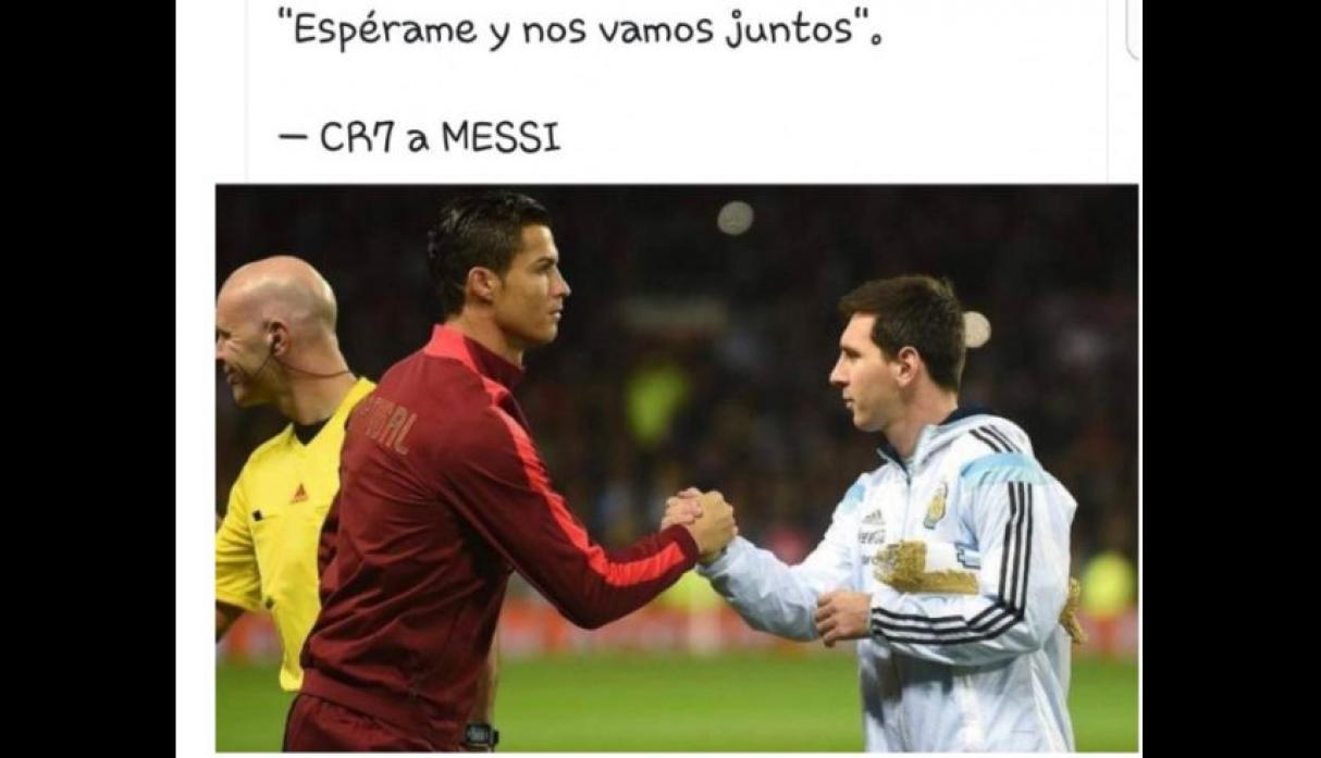 Memes De Messi Y Cristiano Despidindose Del Mundial