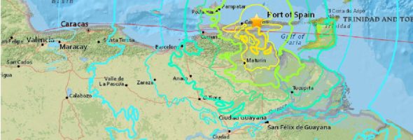 Sismo de magnitud 7.3 en la escala de Richter ha sacudido el norte de Venezuela