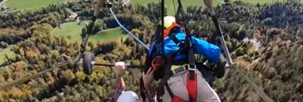 A este hombre le sucedió lo que nadie quisiera que le pasara durante un vuelo en ala