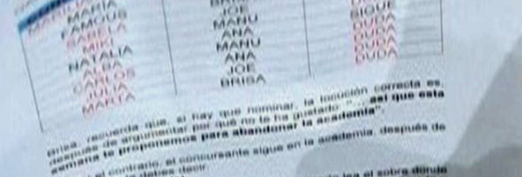 Descubren que Operación Triunfo está guionizada y todo decidido